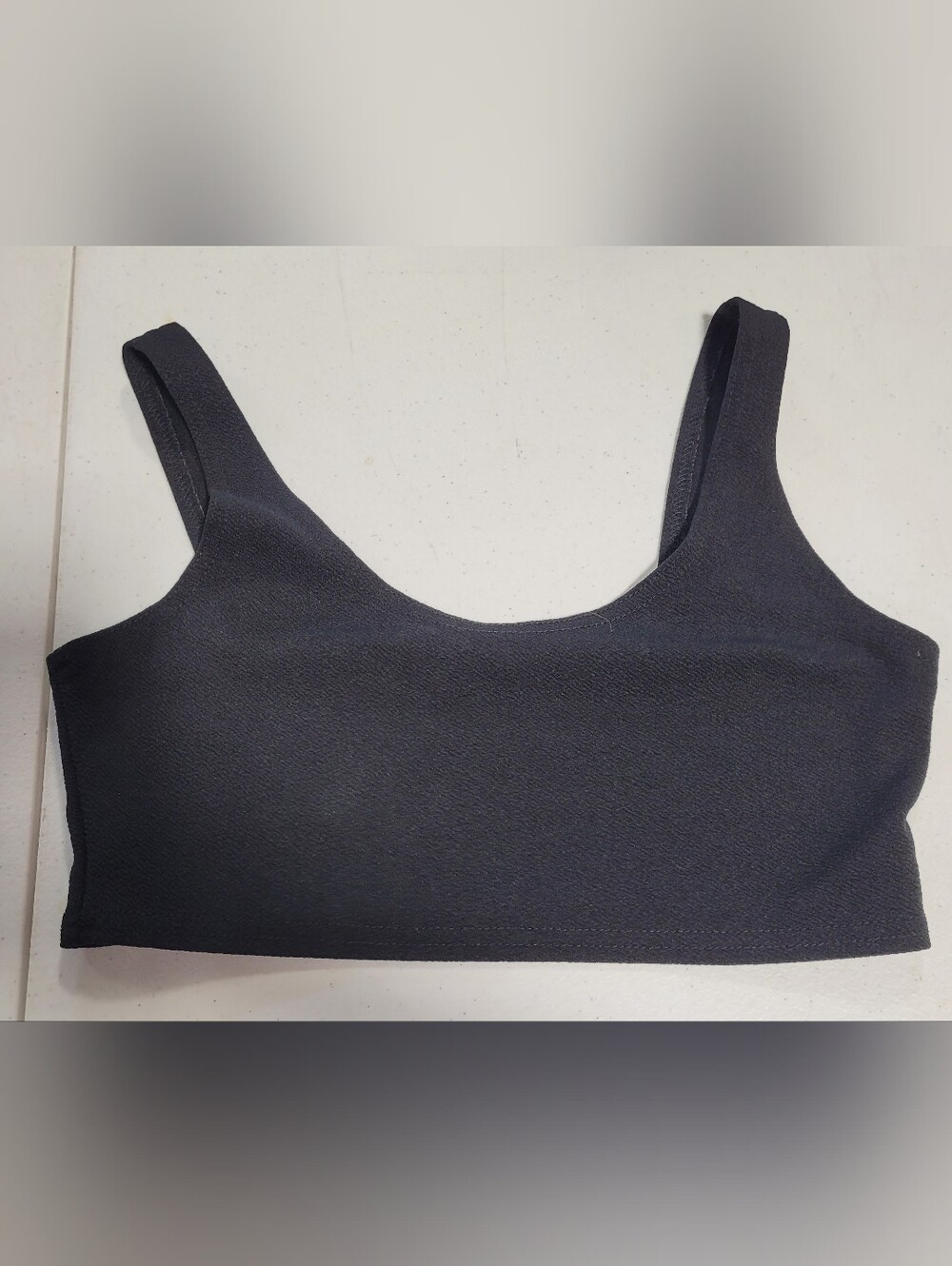 Boohoo Black Scoop Neck Tank